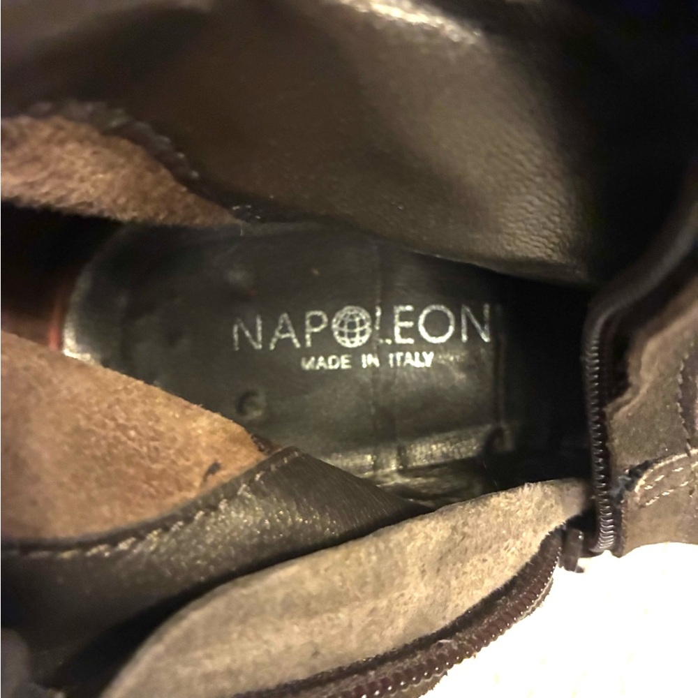 Knee-High Brown Suede Boots made in Italy - Picture 8 of 8